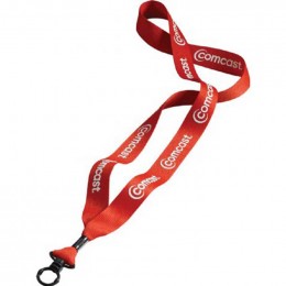 3/4 in. Economy Polyester Lanyard with O-ring Promotional Custom Imprinted With Logo 3/4 in. Economy Polyester Lanyard with O-ring Promotional Custom Imprinted With Logo