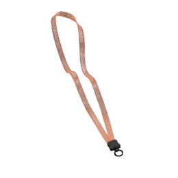 1/2 in. Transparent Vinyl Lanyard with Standard O-ring Promotional Custom Imprinted With Logo 1/2 in. Transparent Vinyl Lanyard with Standard O-ring Promotional Custom Imprinted With Logo