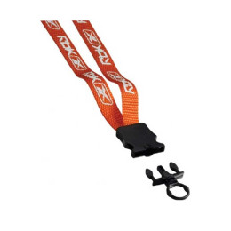 1/2 in. Woven Nylon Lanyard with Snap-Buckle Release and O-ring Promotional Custom Imprinted With Logo 1/2 in. Woven Nylon Lanyard with Snap-Buckle Release and O-ring Promotional Custom Imprinted With Logo