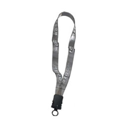 3/4 in. Transparent Vinyl Lanyard with Snap-Buckle Release and O-ring Promotional Custom Imprinted With Logo 3/4 in. Transparent Vinyl Lanyard with Snap-Buckle Release and O-ring Promotional Custom Imprinted With Logo