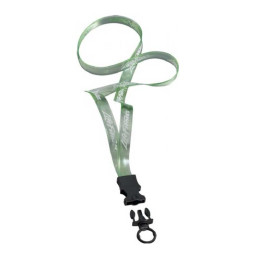 1/2 in. Transparent Vinyl Lanyard with Snap-Buckle Release and O-ring Promotional Custom Imprinted With Logo 1/2 in. Transparent Vinyl Lanyard with Snap-Buckle Release and O-ring Promotional Custom Imprinted With Logo