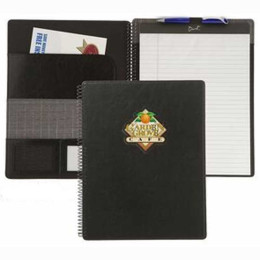 Belvedere Spiral Desk Folder Promotional Custom Imprinted With Logo