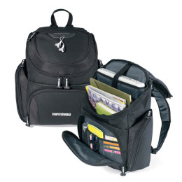 On-The-Go Computer Daypack II Promotional Custom Imprinted With Logo On-The-Go Computer Daypack II Promotional Custom Imprinted With Logo