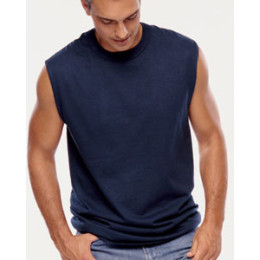 Jerzees Heavyweight 5.6 oz. 100% Cotton Sleeveless T-Shirt - Color Promotional Custom Imprinted With Logo