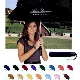 Super Pocket Mini Folding Umbrella Promotional Custom Imprinted With Logo