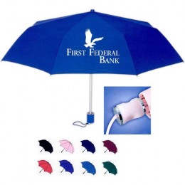 Soft and Squeezable Gel Handle Umbrellas Promotional Custom Imprinted With Logo