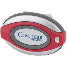 Oval Clip-On Pedometer/Clock Promotional Custom Imprinted With Logo Oval Clip-On Pedometer/Clock Promotional Custom Imprinted With Logo