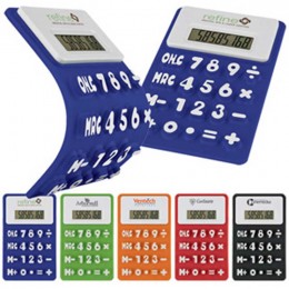 Flexible Colorful Calculator Promotional Custom Imprinted With Logo