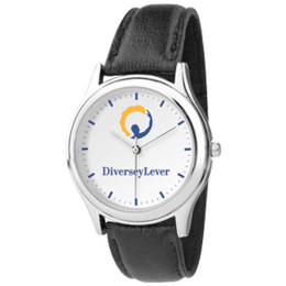 Unisex Round Watch Promotional Custom Imprinted With Logo