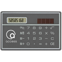 Solar Pocket Pal Calculator Promotional Custom Imprinted With Logo Solar Pocket Pal Calculator Promotional Custom Imprinted With Logo