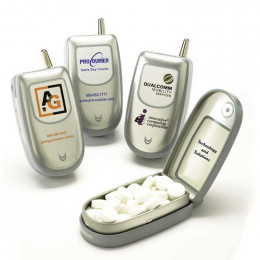 Call Me Tin Promotional Custom Imprinted With Logo