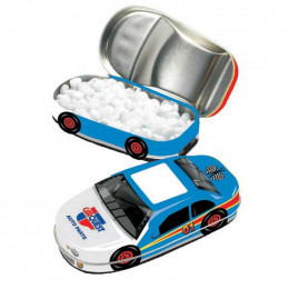 Race Car Tin Promotional Custom Imprinted With Logo