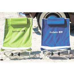 Backpacker Beach Chair Promotional Custom Imprinted With Logo