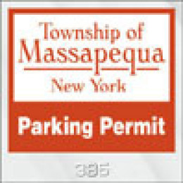 Inside Parking Permits - Adhesive Promotional Custom Imprinted With Logo