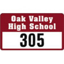 Outside Parking Permit Promotional Custom Imprinted With Logo