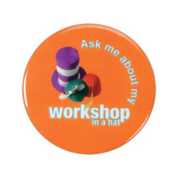 3-1/2 Round Button