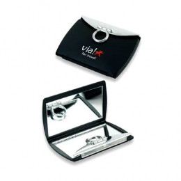 Compact Mirror Purse Promotional Custom Imprinted With Logo