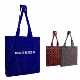 Printed Gusseted Economy Tote Promotional Custom Imprinted With Logo