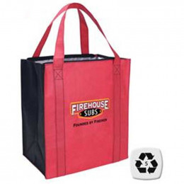 Grande Insulated Tote Promotional Custom Imprinted With Logo Grande Insulated Tote Promotional Custom Imprinted With Logo