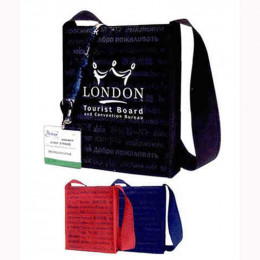Poly Pro Welcome Sling Tote Promotional Custom Imprinted With Logo