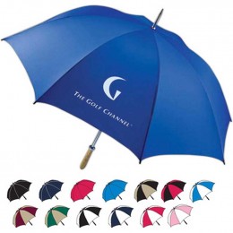 Pro-Am Golf Umbrella - 60" Arc Promotional Custom Imprinted With Logo