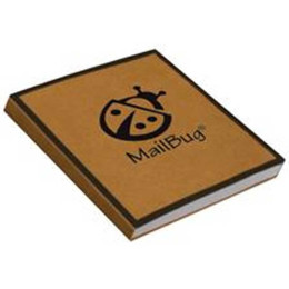 V Natural Edge Notes Promotional Custom Imprinted With Logo