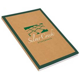 V Natural Edge Journal Promotional Custom Imprinted With Logo