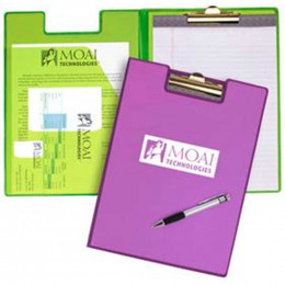 Value Plus Clip Folder Promotional Custom Imprinted With Logo
