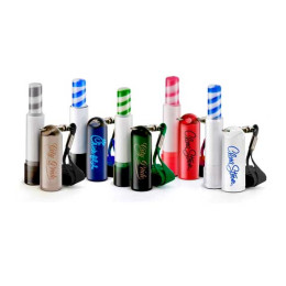 Two-Tone Lip Balm with Lanyard Promotional Custom Imprinted With Logo