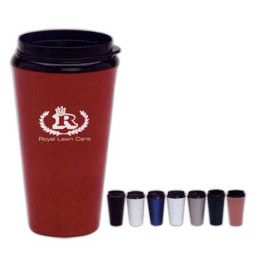 16 oz. Infinity Tumbler with Plastic Sip Thru Lid Promotional Custom Imprinted With Logo