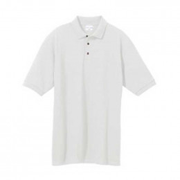 Anvil Cotton Deluxe Pique Sport Shirt - White Promotional Custom Imprinted With Logo