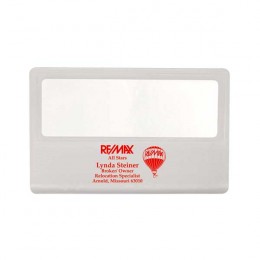 Business Card Magnifier Promotional Custom Imprinted With Logo