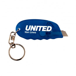 Safety Cutter Key Tag Promotional Custom Imprinted With Logo