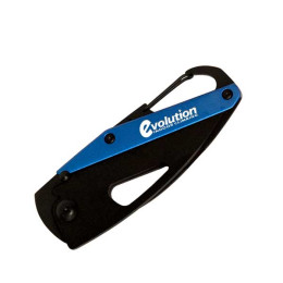 Folding Carabiner Knife Promotional Custom Imprinted With Logo