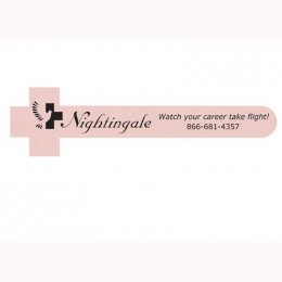 Horizontal Plus-Sign Emery Board Promotional Custom Imprinted With Logo