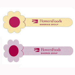 Horizontal Flower Emery Board Promotional Custom Imprinted With Logo