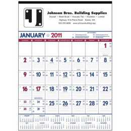 Wall Calendar - Patriotic Promotional Custom Imprinted With Logo
