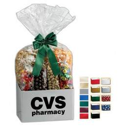 Basket of Grand Delights Promotional Custom Imprinted With Logo