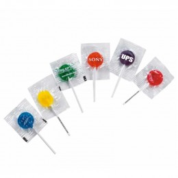 Custom Assorted Lollipops Promotional Custom Imprinted With Logo