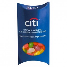 Jelly Beans Pillow Box - 1.5 Oz Promotional Custom Imprinted With Logo