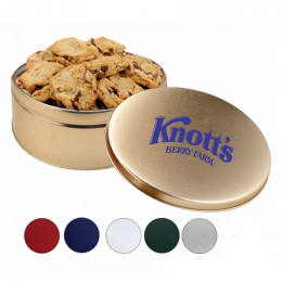 Gourmet Cookie Tin (36 Cookies) Promotional Custom Imprinted With Logo