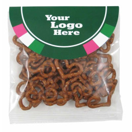 Poker Pretzels - 1.5 Oz Promotional Custom Imprinted With Logo
