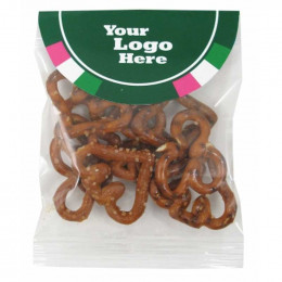 Poker Pretzels - 0.5 Oz Promotional Custom Imprinted With Logo