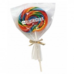 Swirl Lollipop Promotional Custom Imprinted With Logo