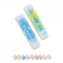 SPF 15 Chap Balm - Clear Tube Promotional Custom Imprinted With Logo