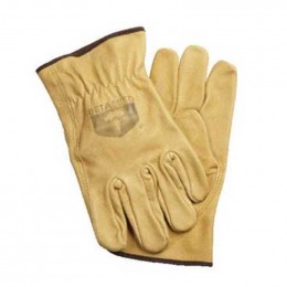 Unlined Pigskin Leather Gloves Promotional Custom Imprinted With Logo