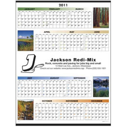 Scenic Span-A-Year Promotional Custom Imprinted With Logo
