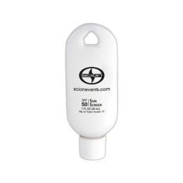 SPF 15 Sun Screen Lotion with Keychain - 1 fl oz Promotional Custom Imprinted With Logo