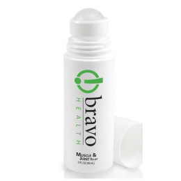 Standard Muscle & Joint Relief white bottle, roll-on Promotional Custom Imprinted With Logo