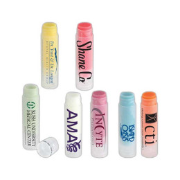 Clear Stick 100% Natural Lip Balm Promotional Custom Imprinted With Logo